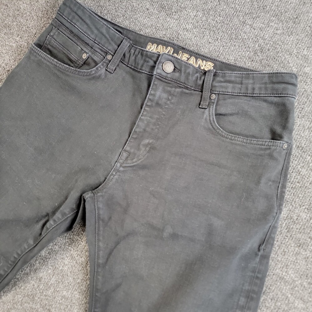 Mavi Jeans Mens 36x34 Zach Straight Leg Stretch Versatile Classic Everyday Black
